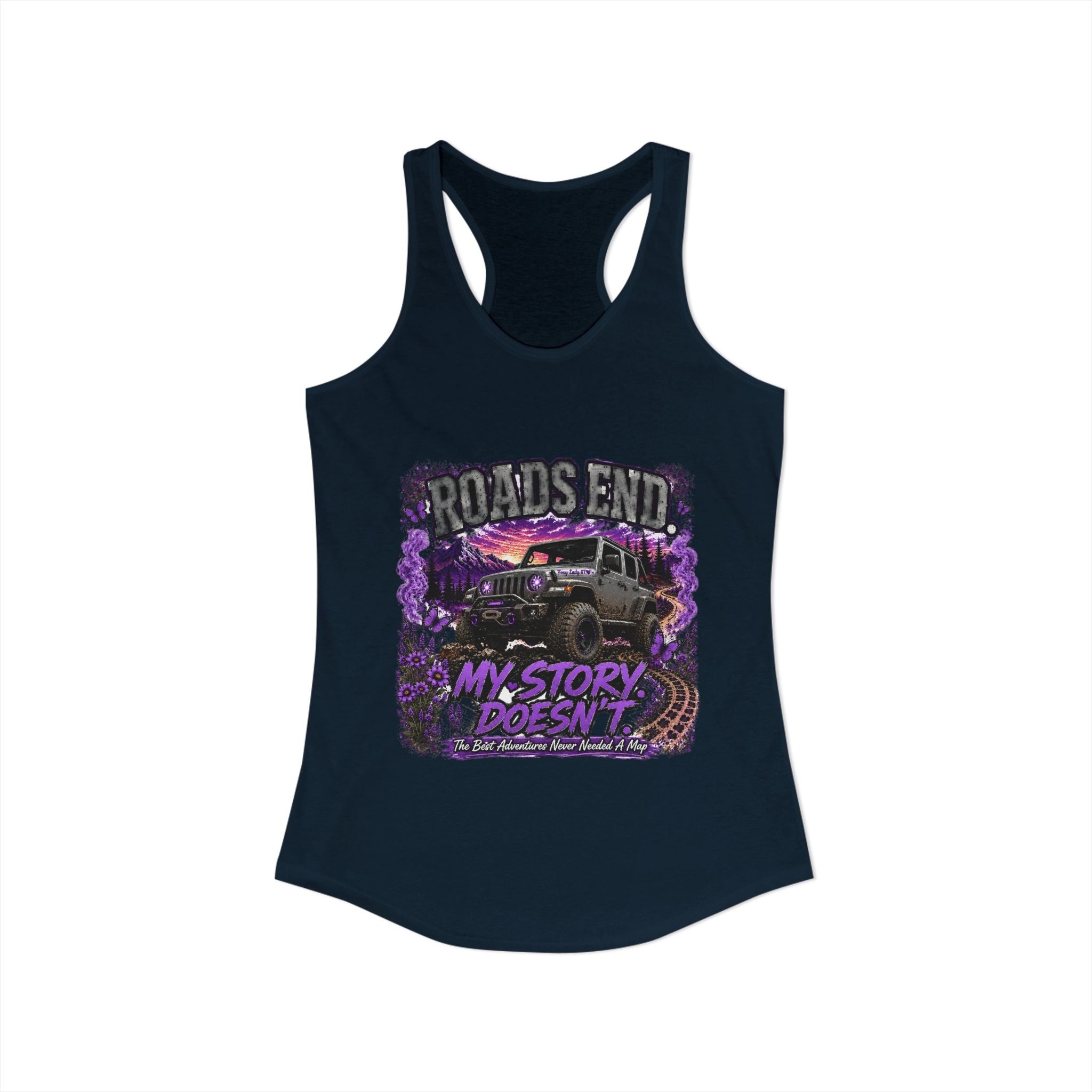 Roads End Jeep Women's Ideal Racerback Tank