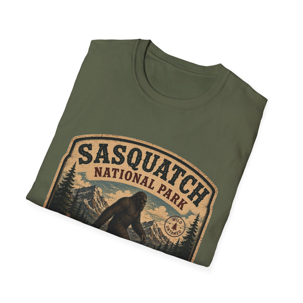 Sasquatch National Park T-Shirt — "Population: Maybe" Vintage Bigfoot Tee