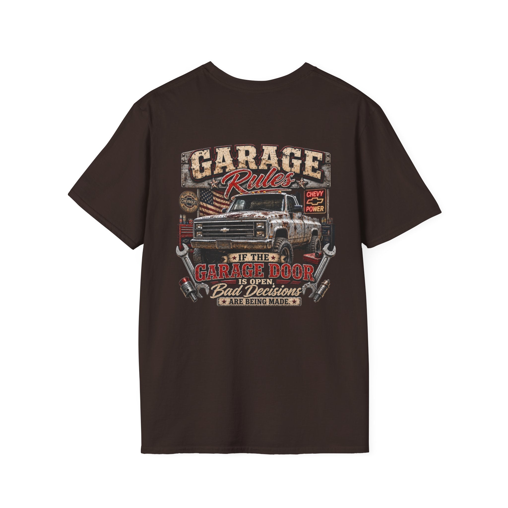 Garage Rules - Chevrolet K30 Vintage Badge T-Shirt