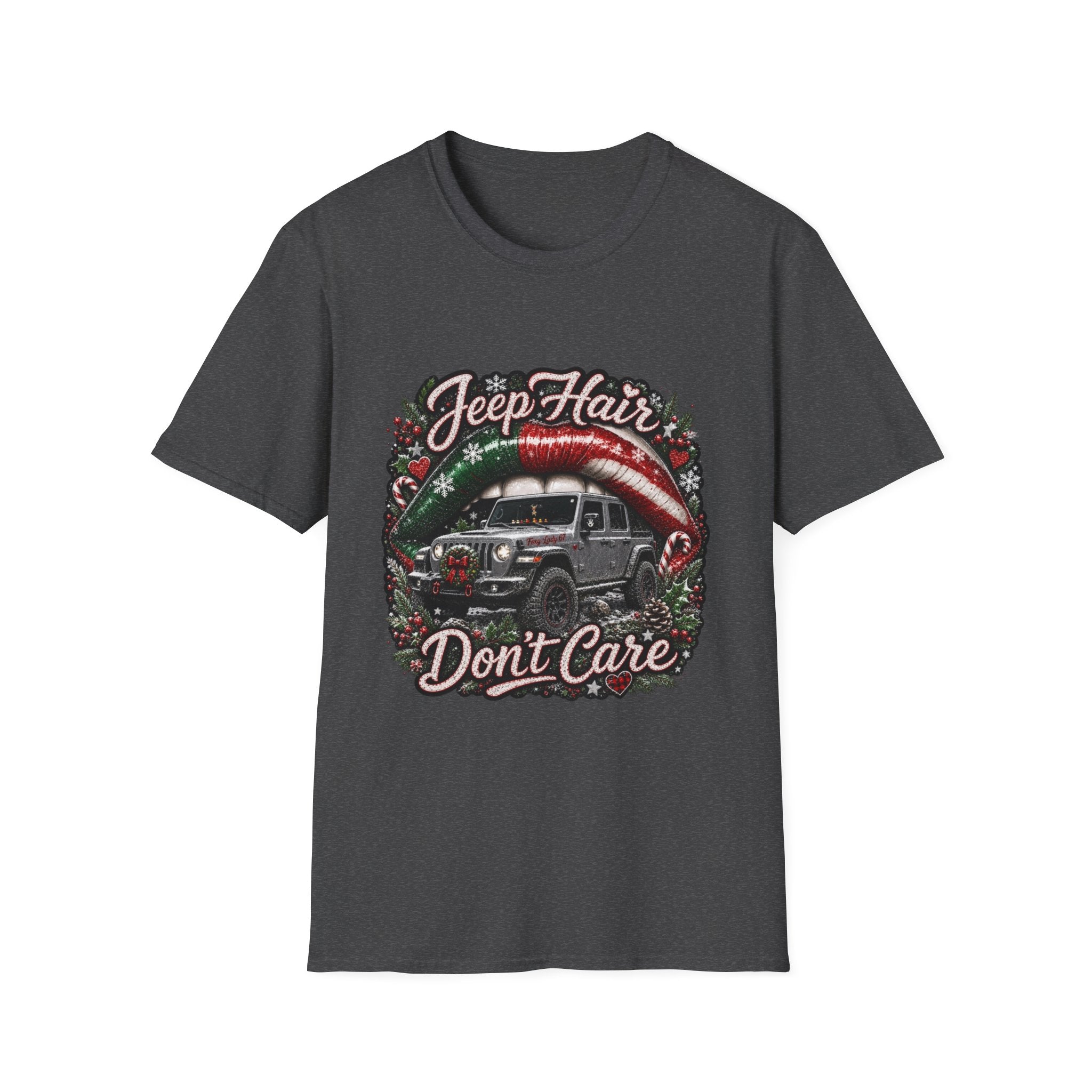 Jeep Hair Don't Care T-Shirt — Holiday Jeep Lover Graphic Tee