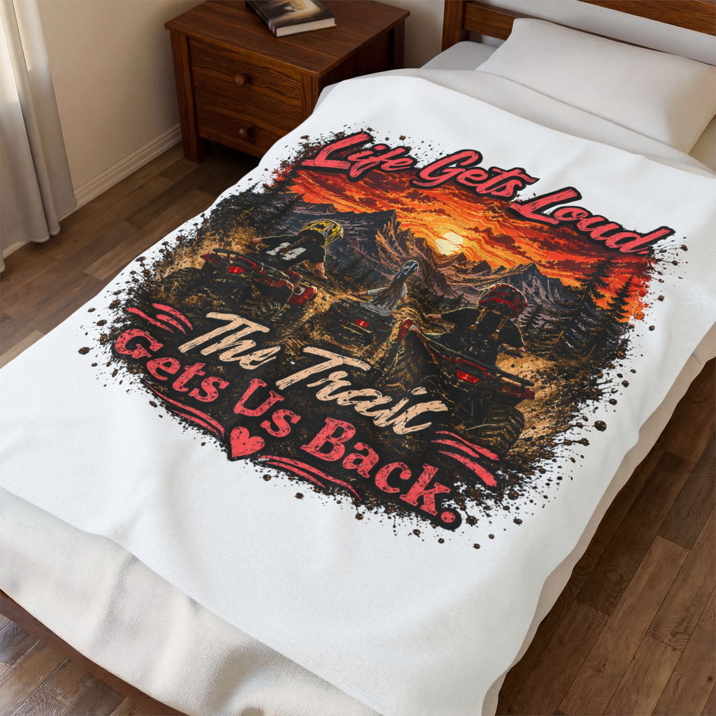 Lets Get Loud Velveteen Plush Blanket