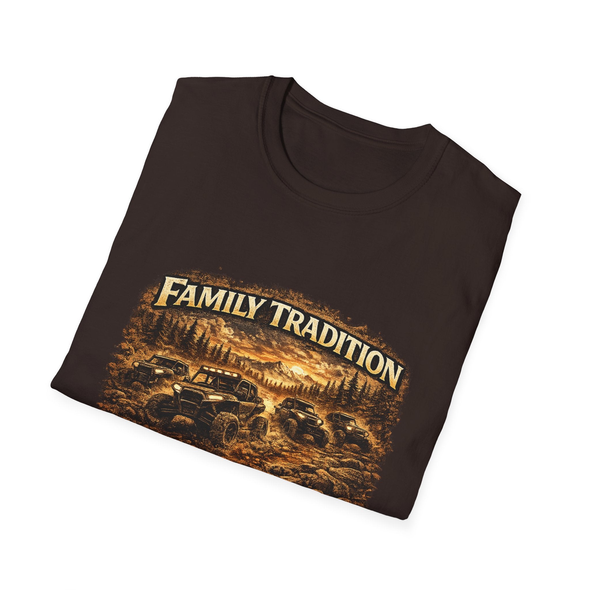 "Family Tradition" Off-Road Truck Vintage Graphic — T-Shirt