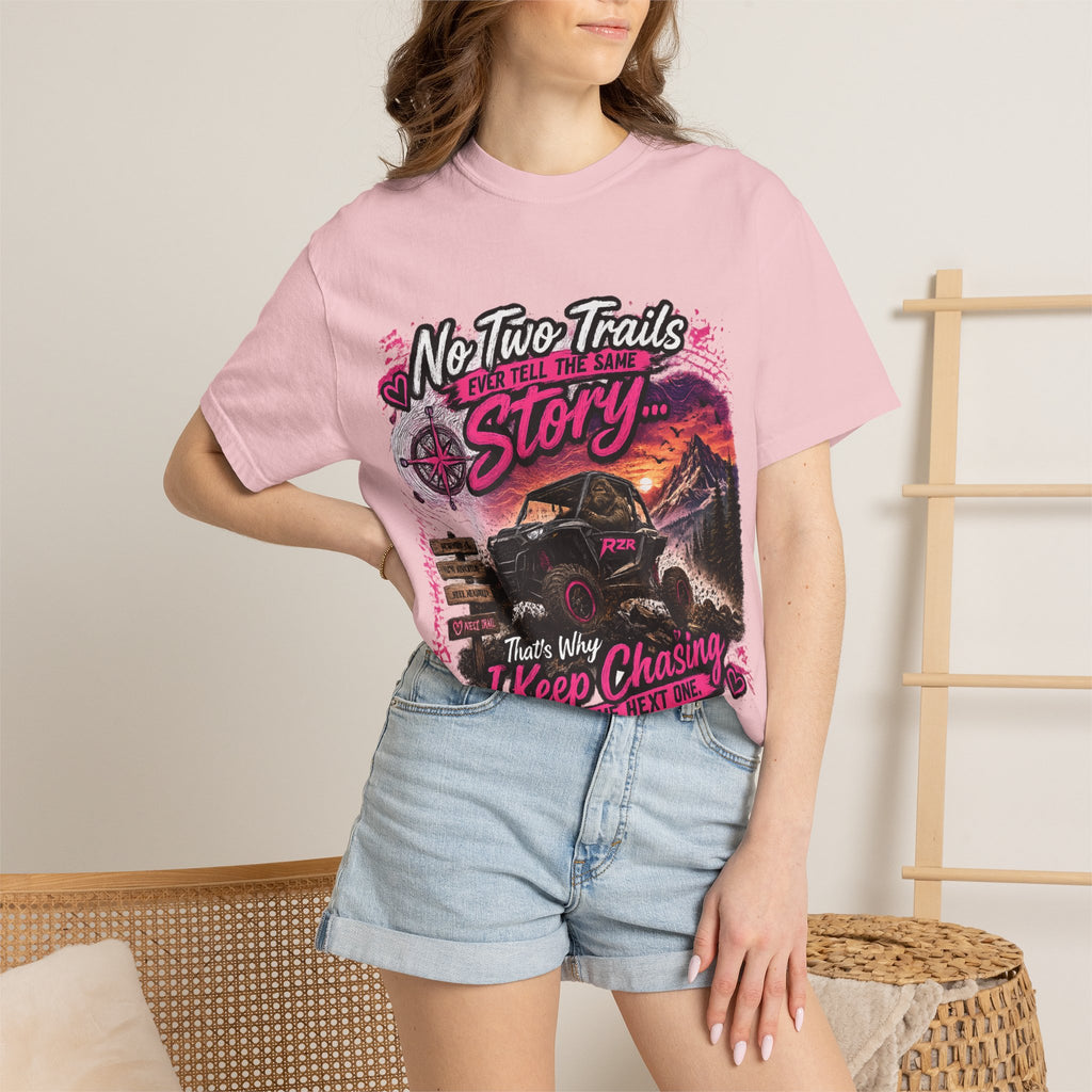 Off‑Road Truck T‑Shirt — “No Two Trails Ever Tell the Same Story” Adventure Tee