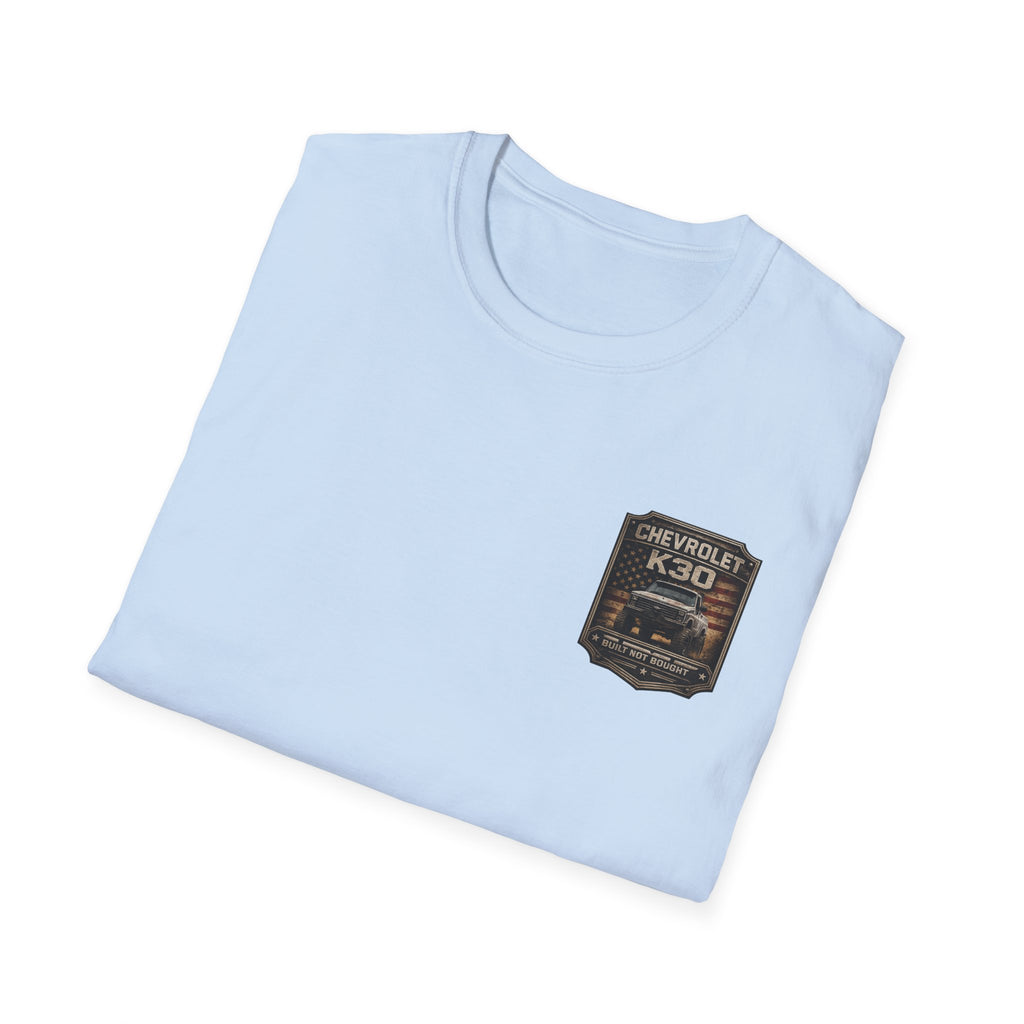 Built Not Bought - Chevrolet K30 Vintage Badge T-Shirt