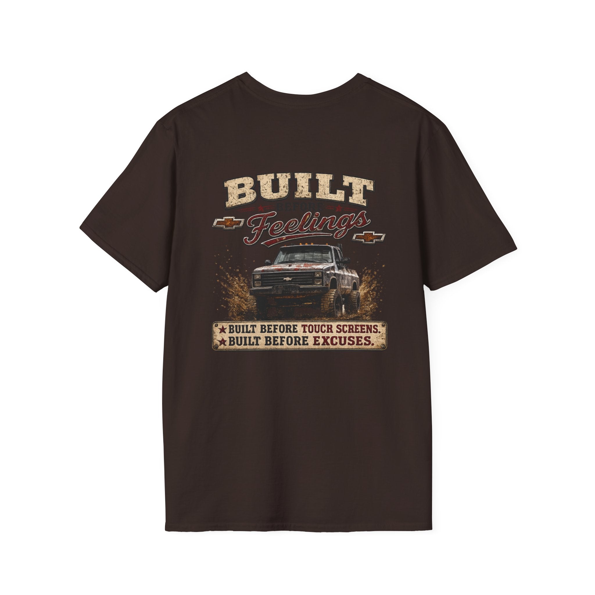 Vintage 'Built Not Bought' Chest Logo T-Shirt