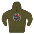 "Jeep Hair Don't Care" Graphic Fleece Pullover - Patriotic Jeep Hoodie