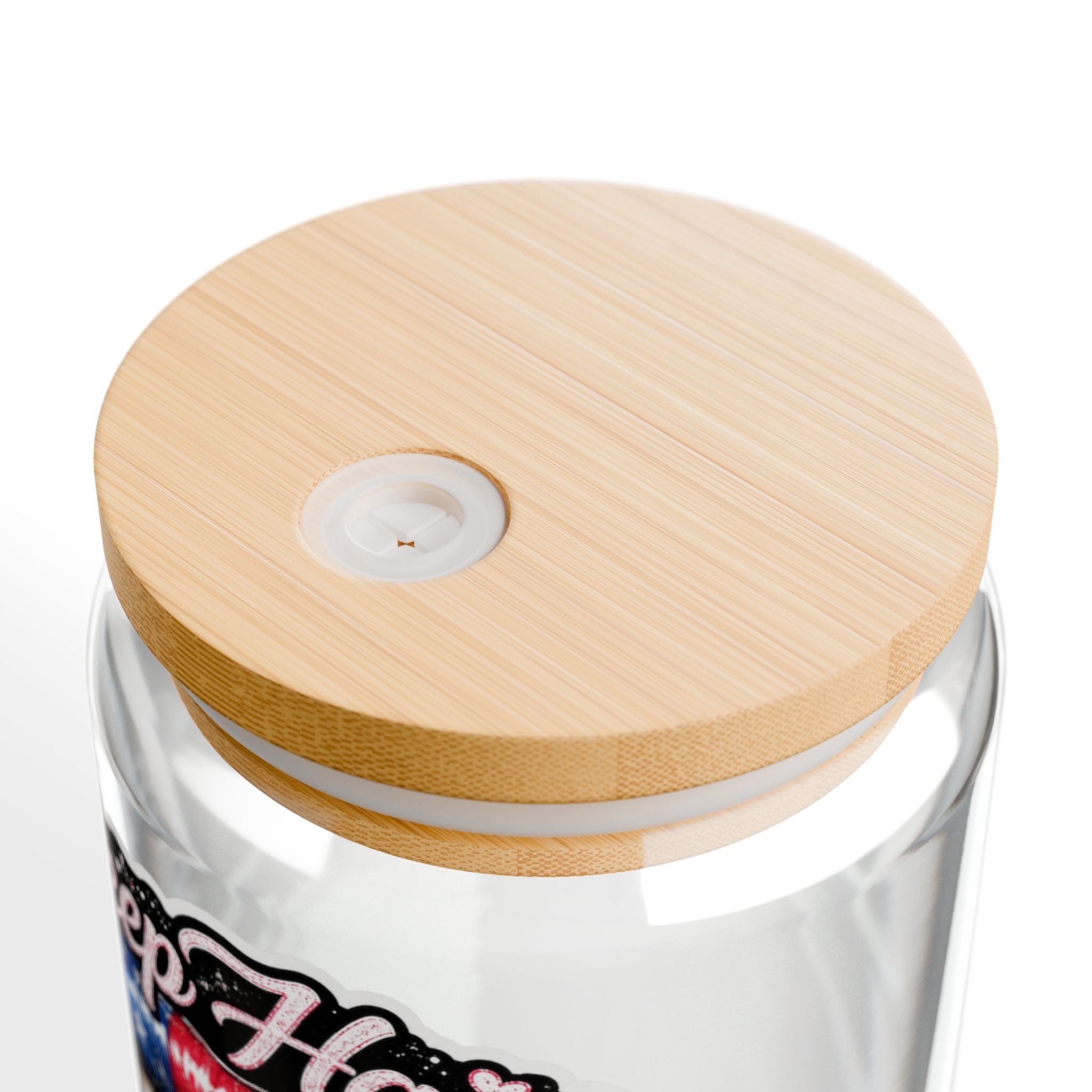 Jeep Hair Don’t Care 16oz Sipper Glass – Patriotic Off-Road Travel Tumbler