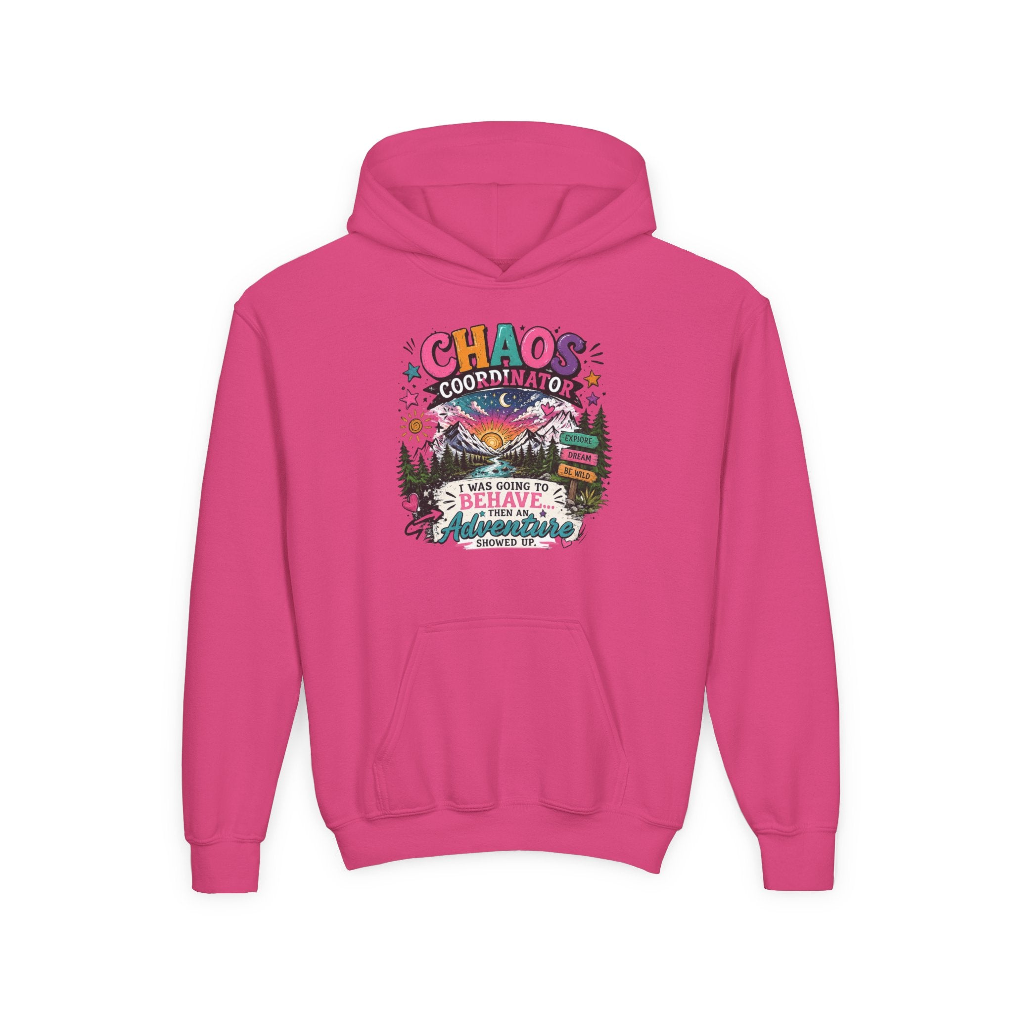 Chaos Coordinator Youth Heavy Blend Hooded Sweatshirt
