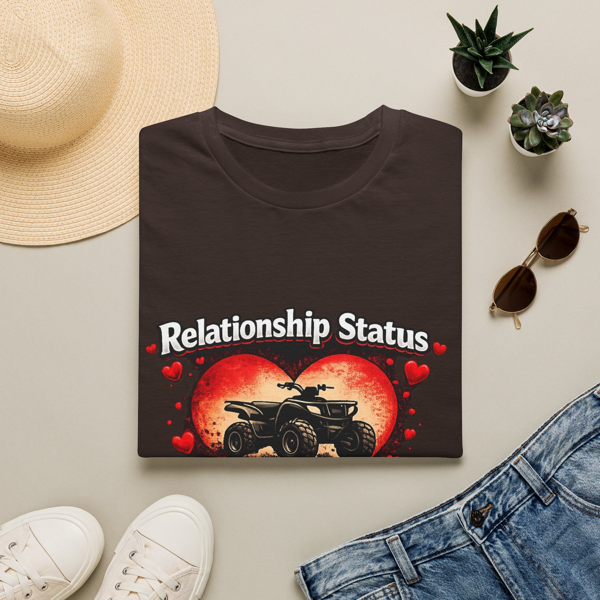 Jeep 'Let's Get Naked' Graphic T‑Shirt — 'Just Me & My Jeep' Off‑Road Pink Design