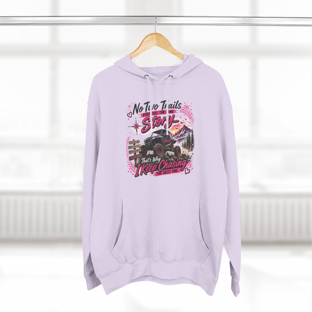No Two Trails Stay the Same Motorcycle Hoodie – Retro Road Trip Graphic Sweatshirt