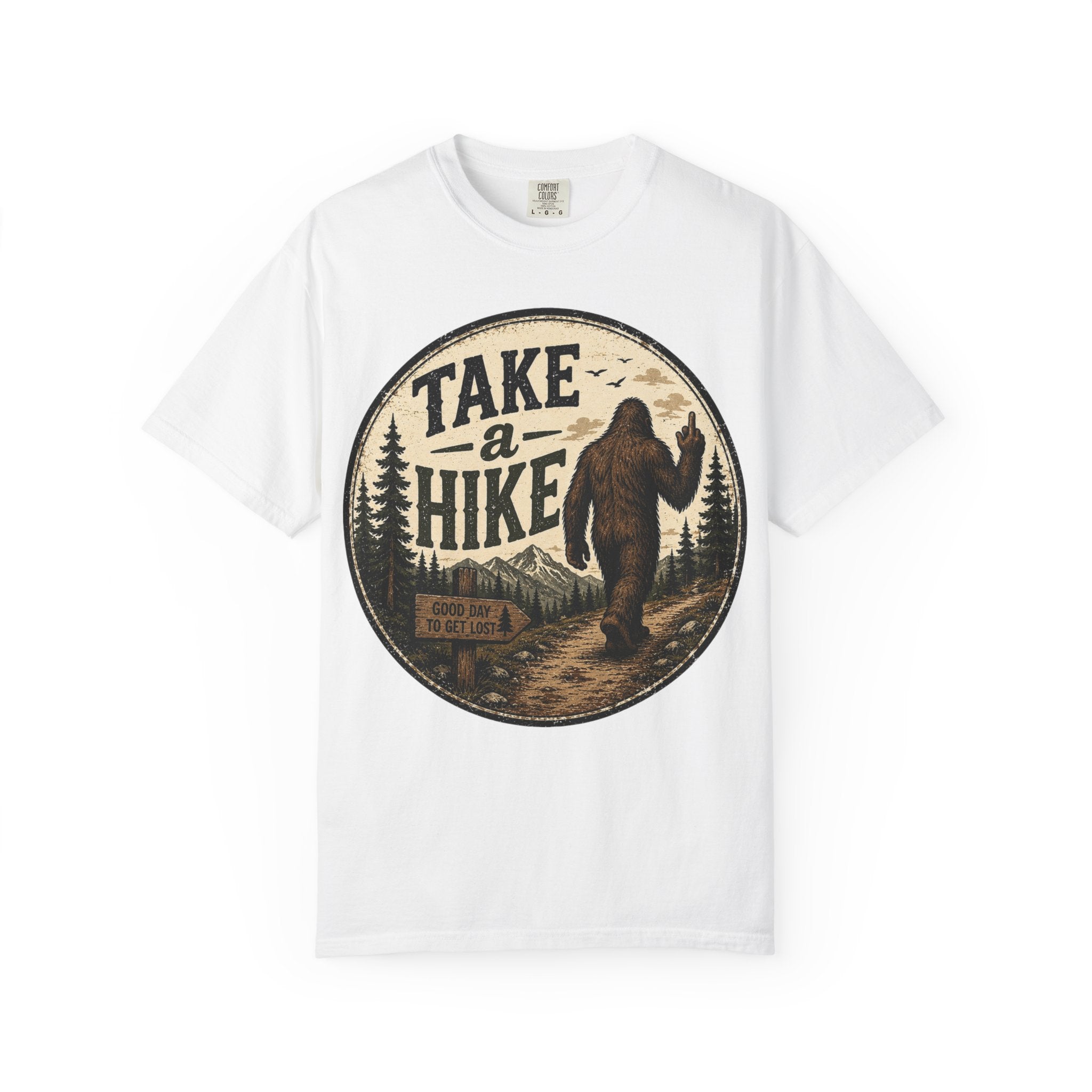 Take a Hike T-Shirt — Vintage Bigfoot Hiking Tee