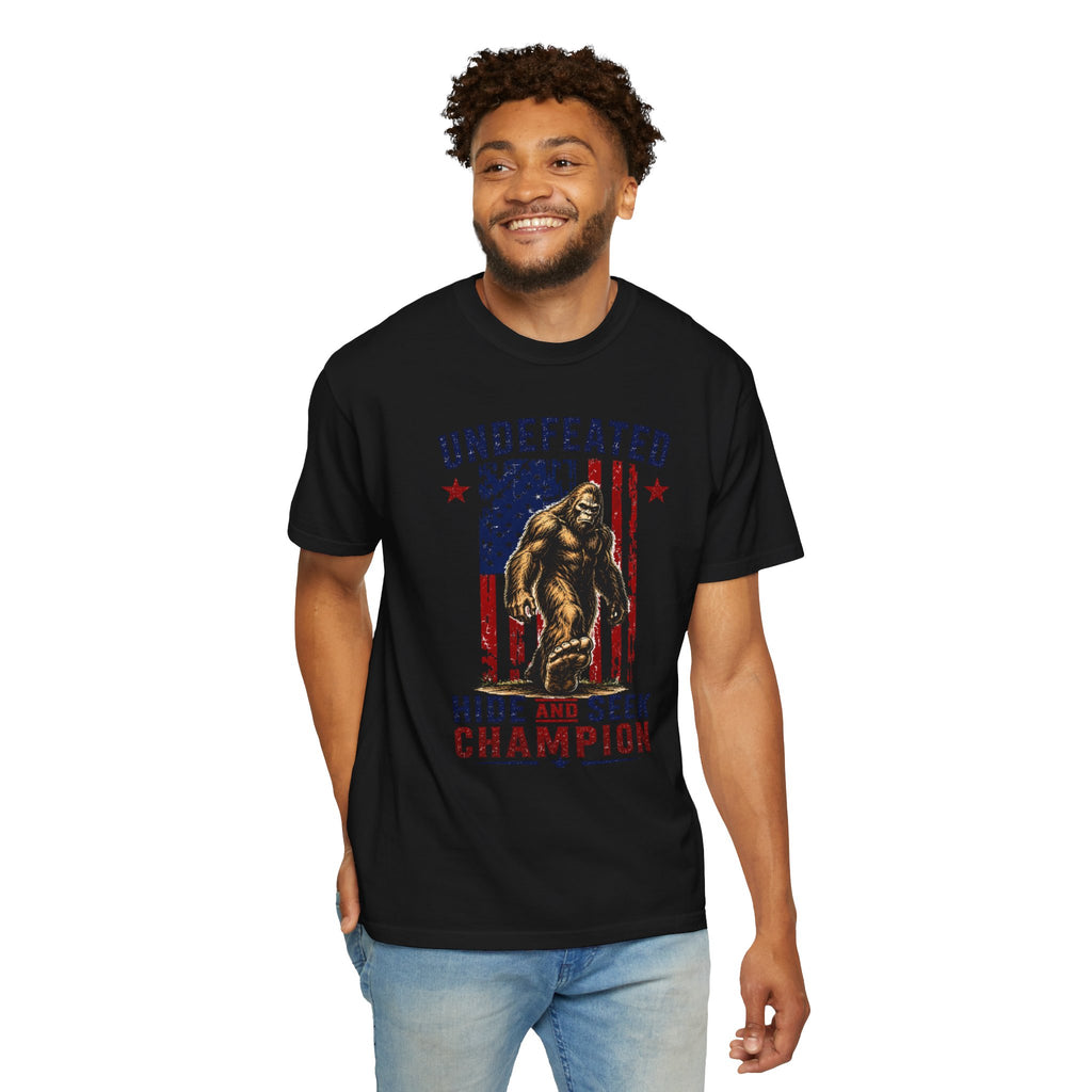 Undefeated Hide and Seek Champion 4th of July T-shirt