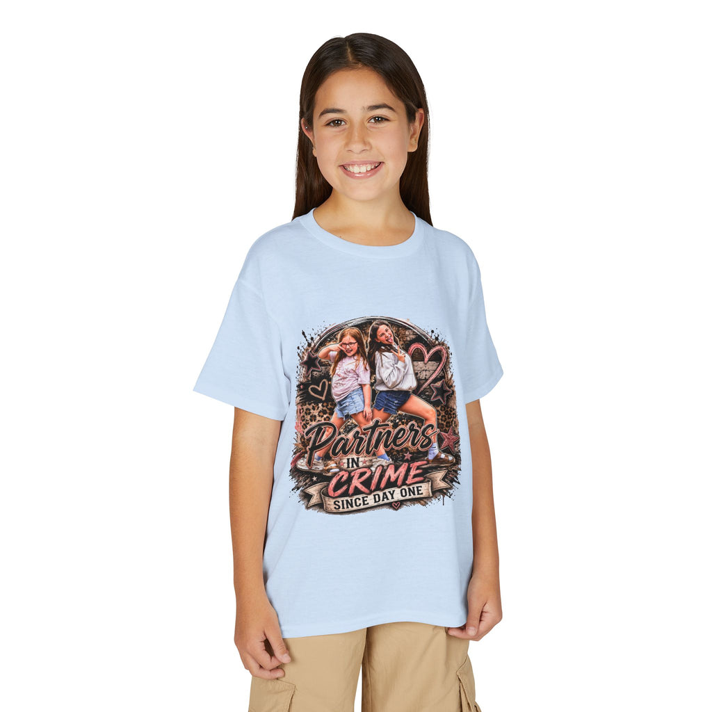 "Partners in Crime Since Day One" Best Friend Tee – Youth T-Shirt