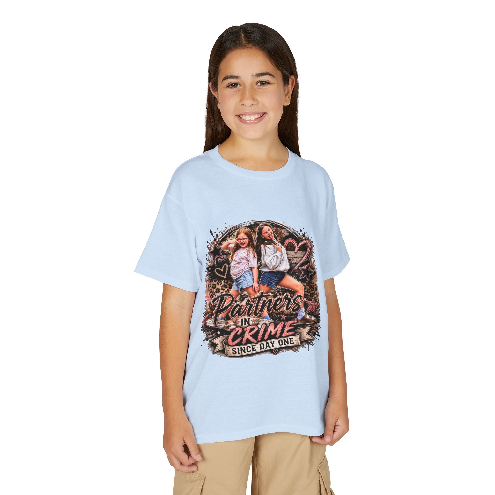 "Partners in Crime Since Day One" Best Friend Tee – Youth T-Shirt