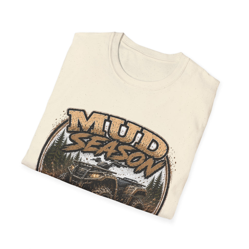 Mud Season T‑Shirt — 'Mud Season' ATV Off‑Road Graphic Shirt (Funny Car Wash Quote)