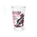 "Chase the Dream, Ride with Courage" 16oz Inspirational Western Glass — Mixing Glass