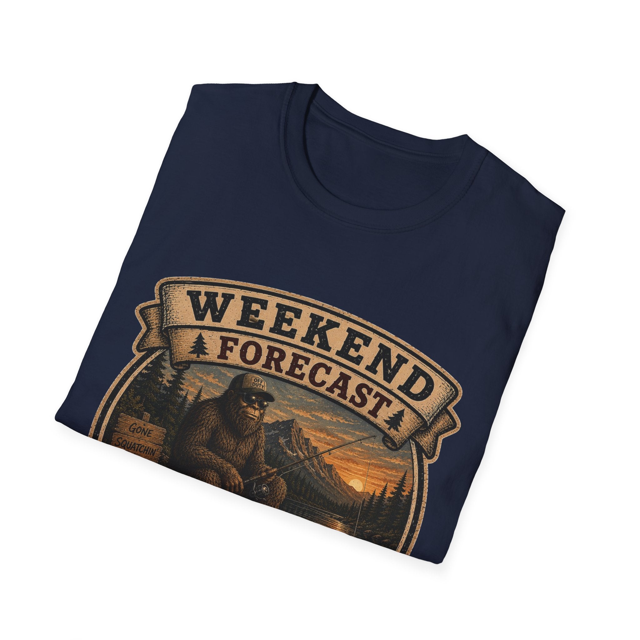 Weekend Forecast T-Shirt — 100% Chance of Avoiding People Graphic Tee