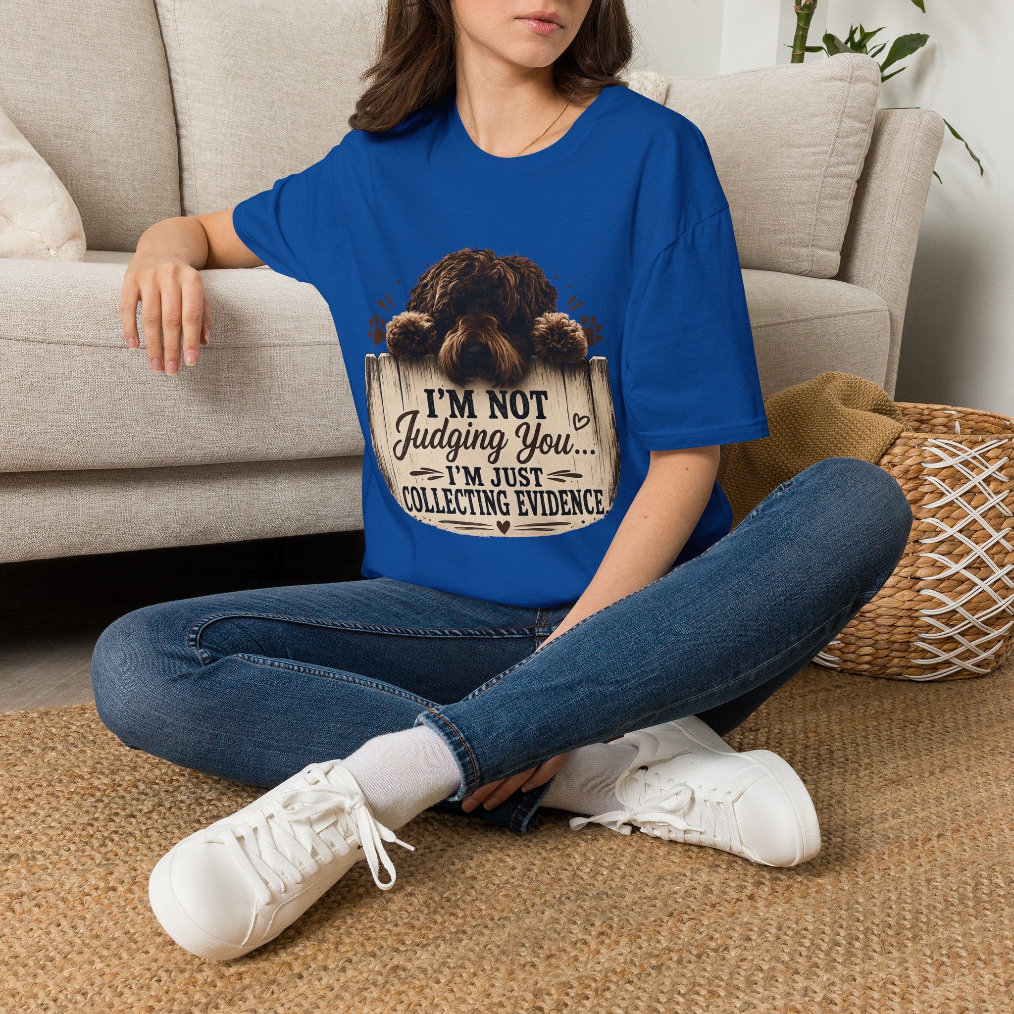 'I'm Not Judging You I'm Just Collecting Evidence' Unisex Softstyle T-Shirt