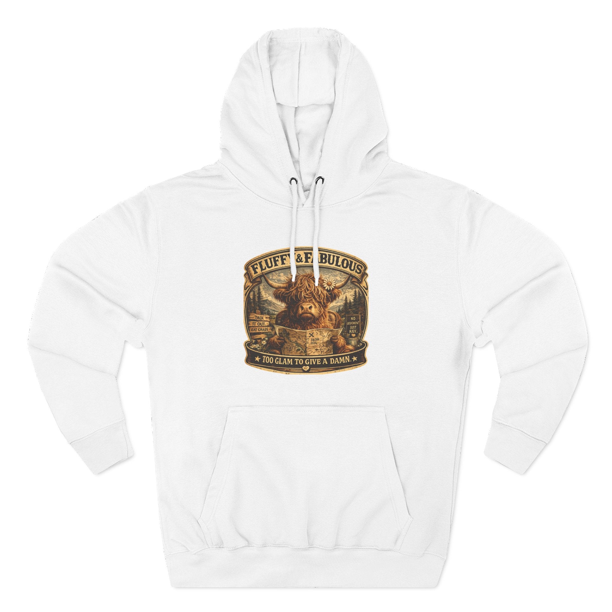 Fluffy & Fabulous Three-Panel Fleece Hoodie