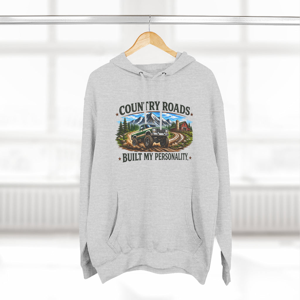 Country Roads Truck Three-Panel Fleece Hoodie