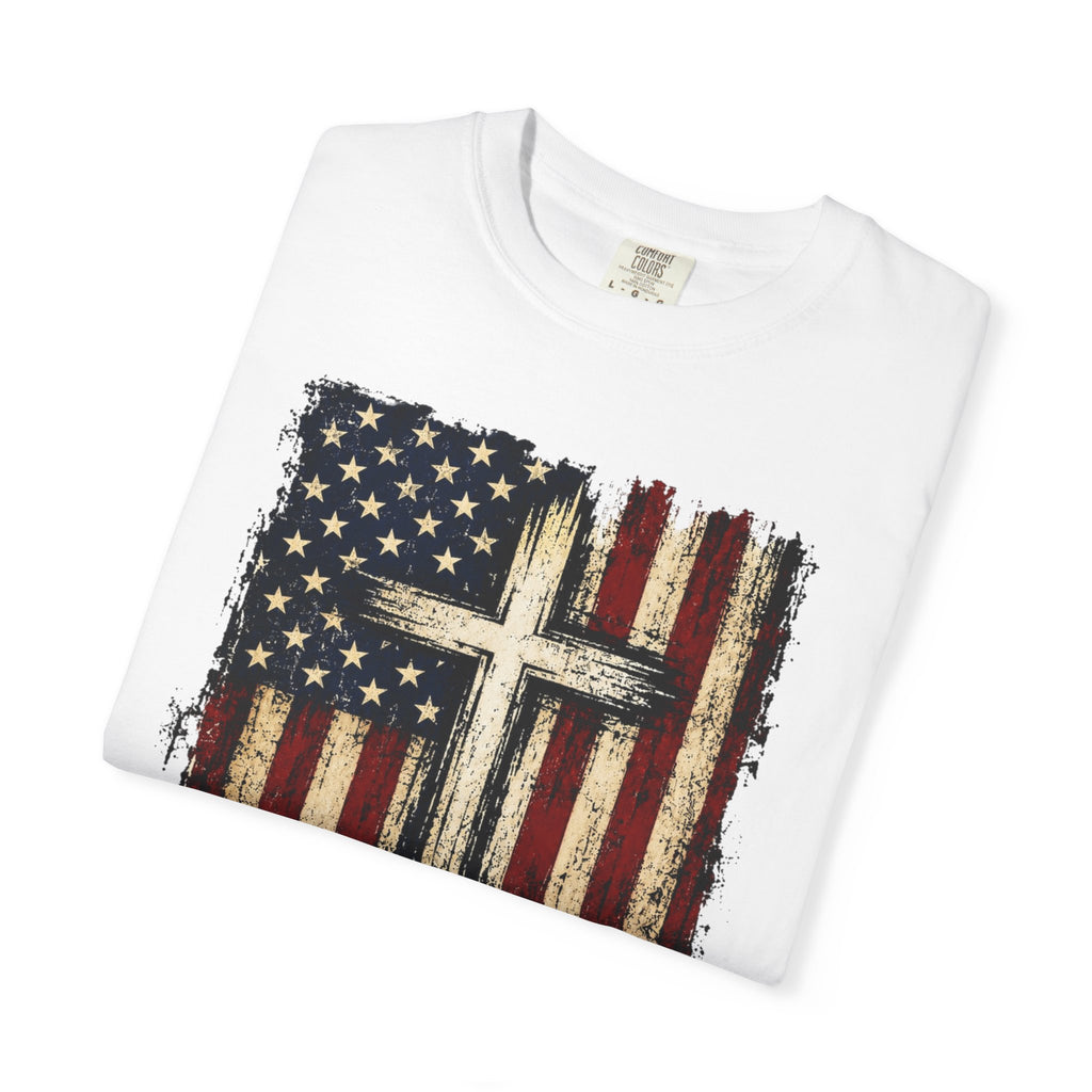 Faith Family Freedom American Flag T-Shirt