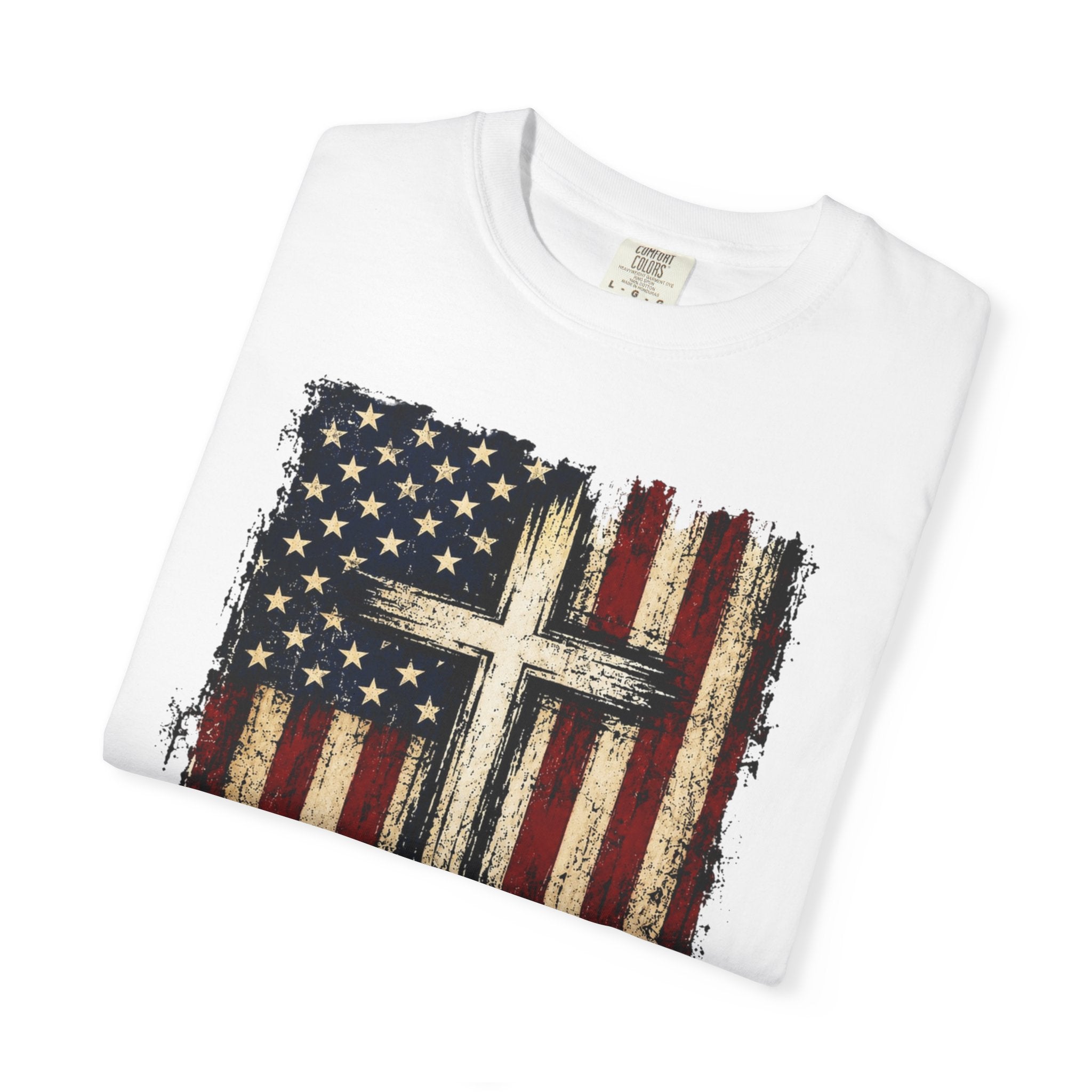 Faith Family Freedom American Flag T-Shirt