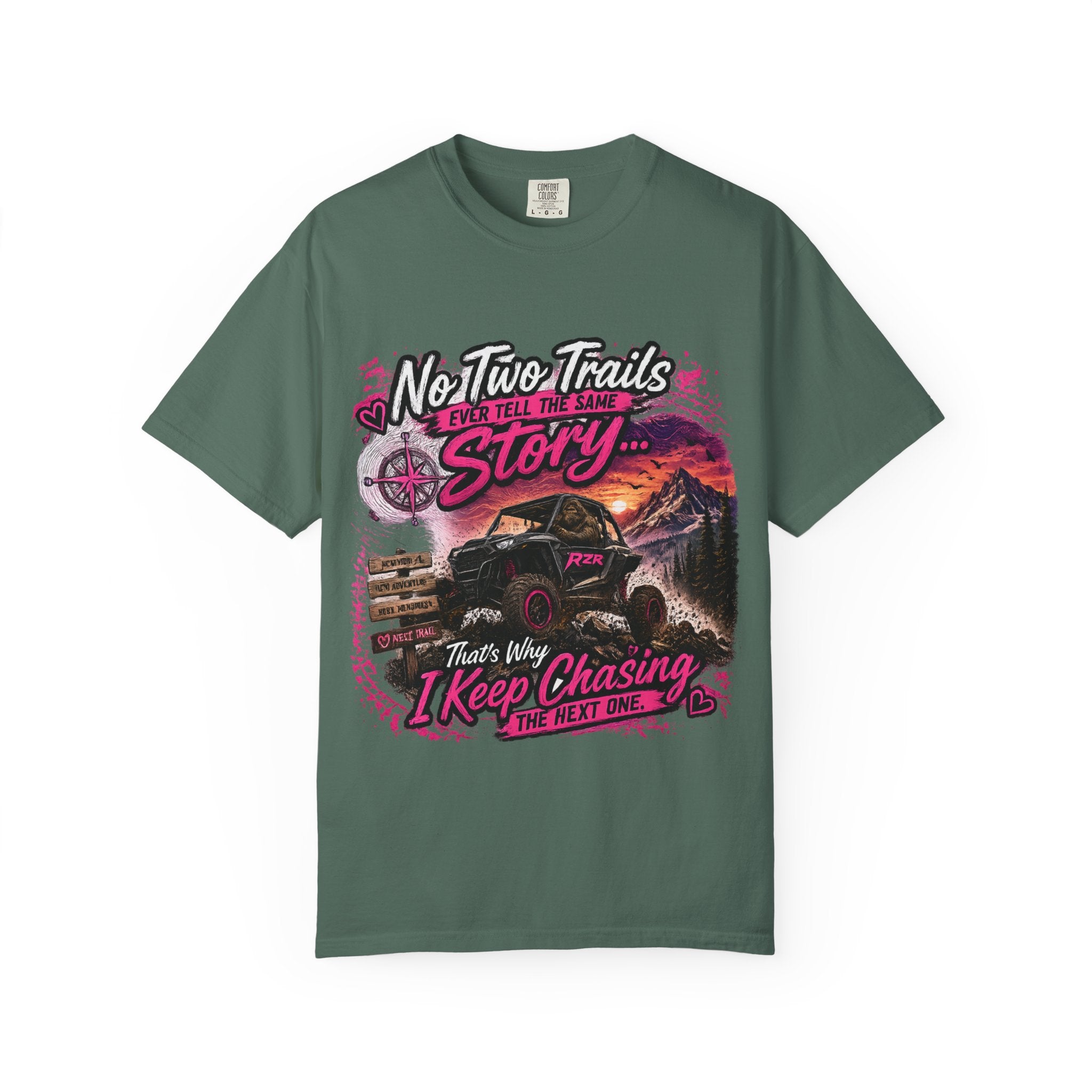 Off‑Road Truck T‑Shirt — “No Two Trails Ever Tell the Same Story” Adventure Tee