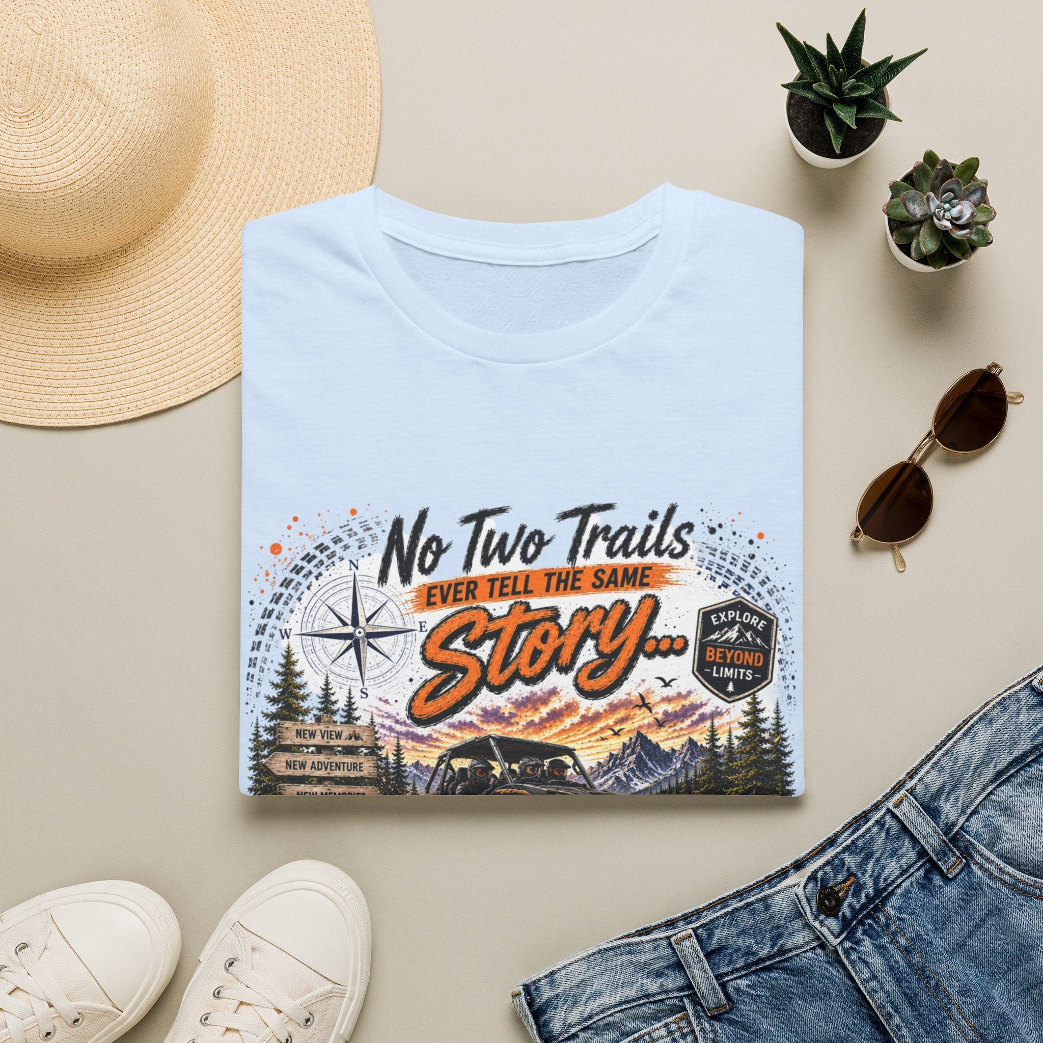 No Two Trails Tell The Same Story Off-Road Adventure T-Shirt