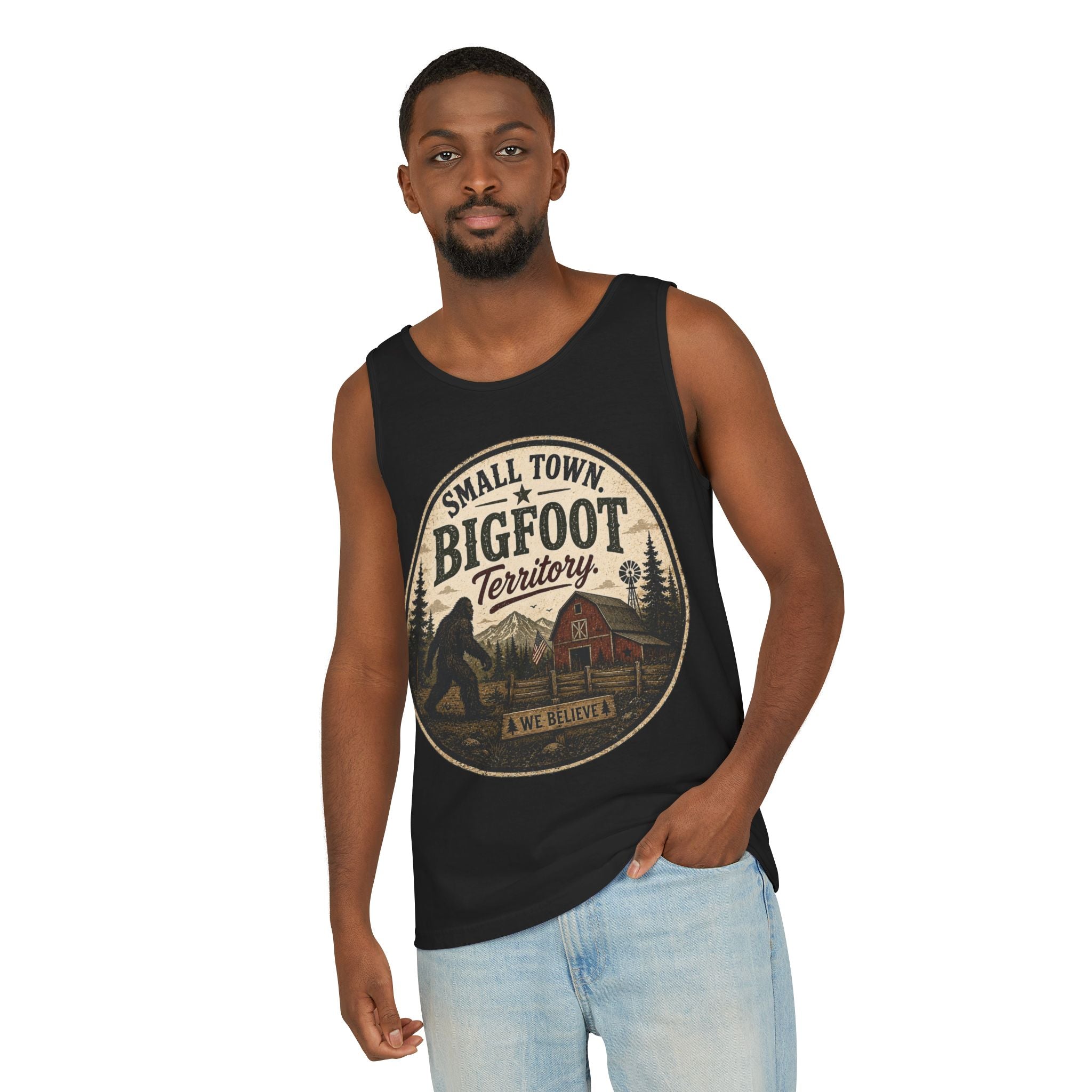 Small Town Bigfoot Territory Tank Top