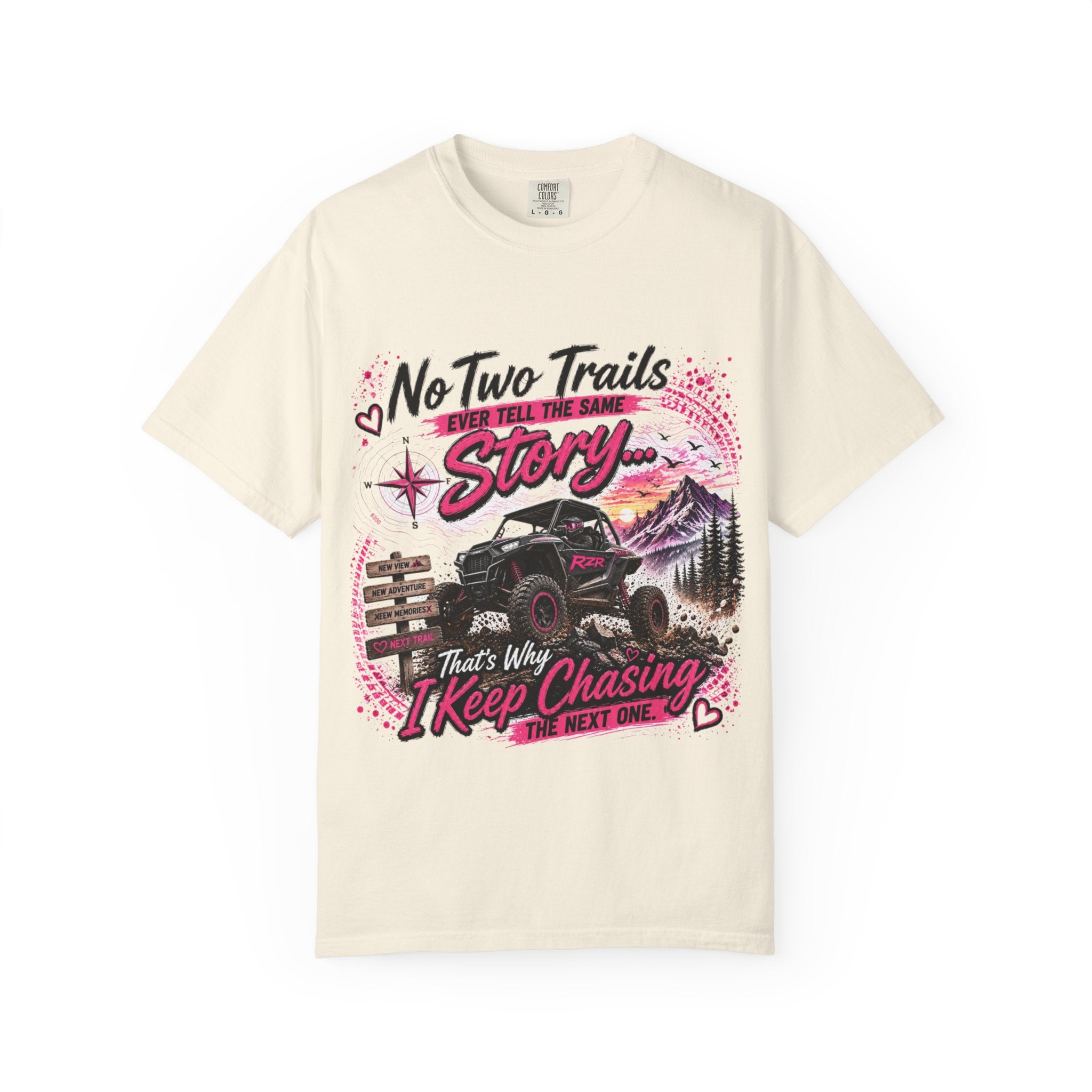 Off-Road Truck T-Shirt — "No Two Trails Ever Tell the Same Story" Adventure Tee