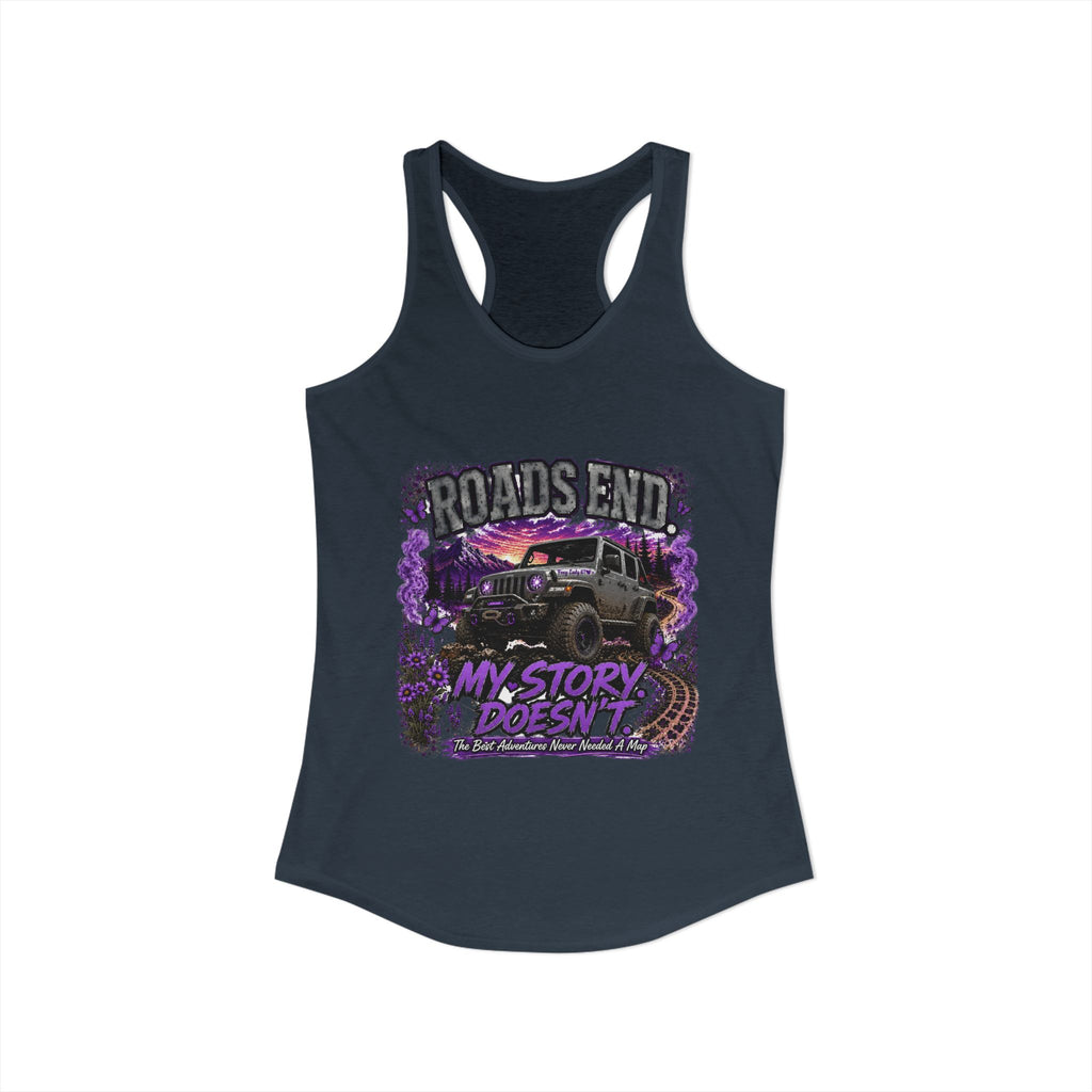 Roads End Jeep Women's Ideal Racerback Tank
