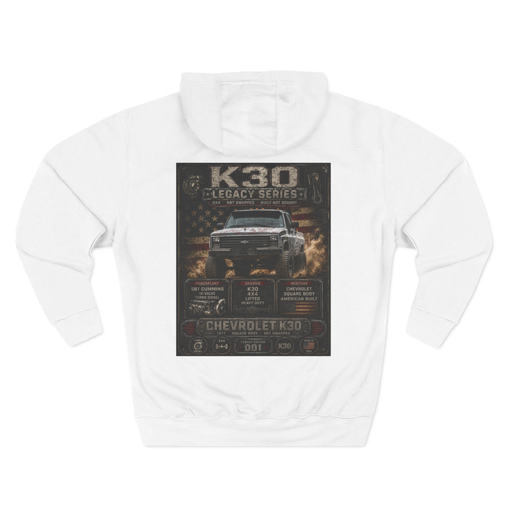 K30 Legacy Series Hoodie — Chevrolet K30 Vintage Truck Graphic