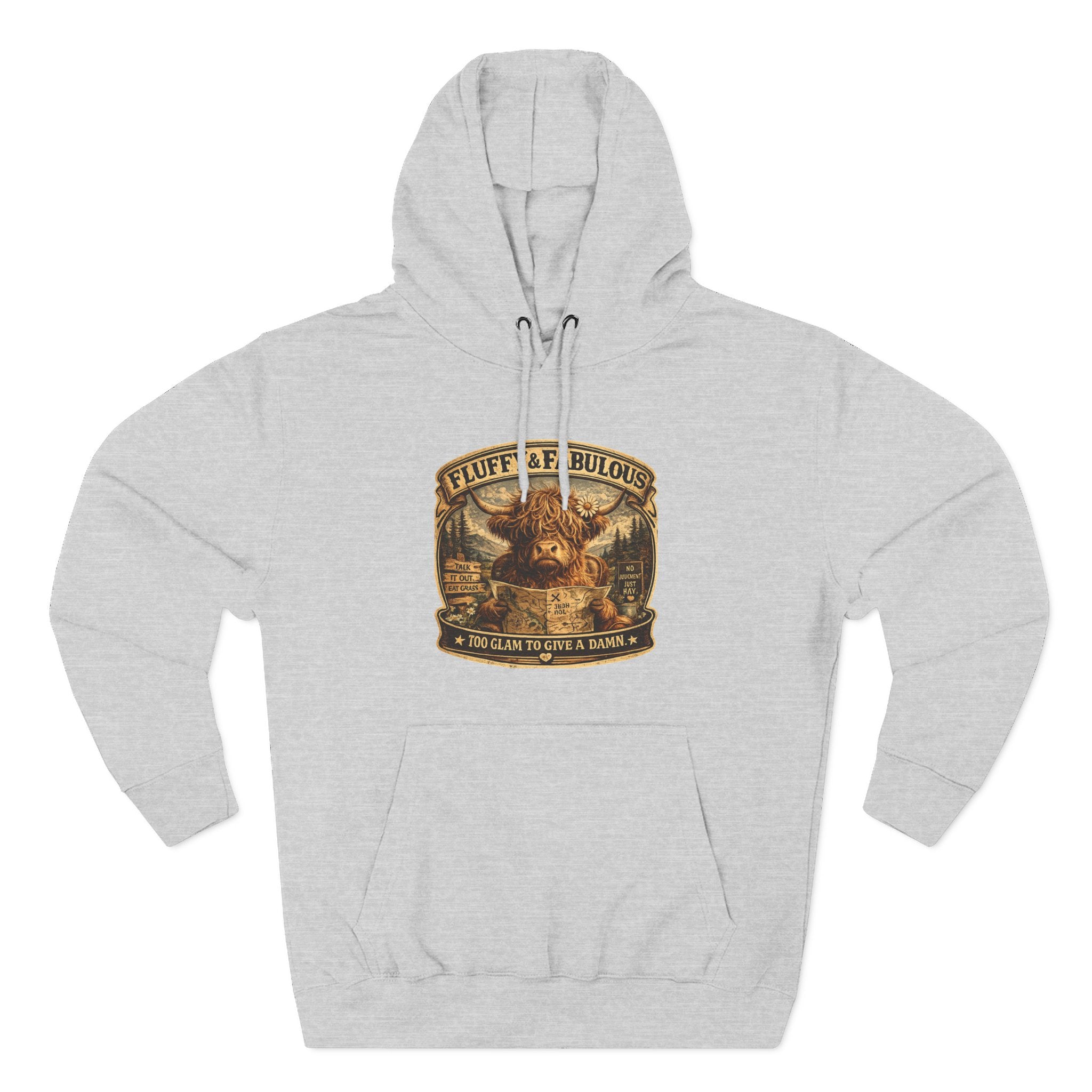 Fluffy & Fabulous Three-Panel Fleece Hoodie