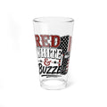 “Red White & Buzzed” 16oz Patriotic Beer Cocktail Glass — Mixing Glass