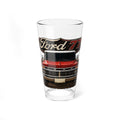 Ford 77 Truck Mixing Glass — 16oz Pint with Vintage Red Pickup Design