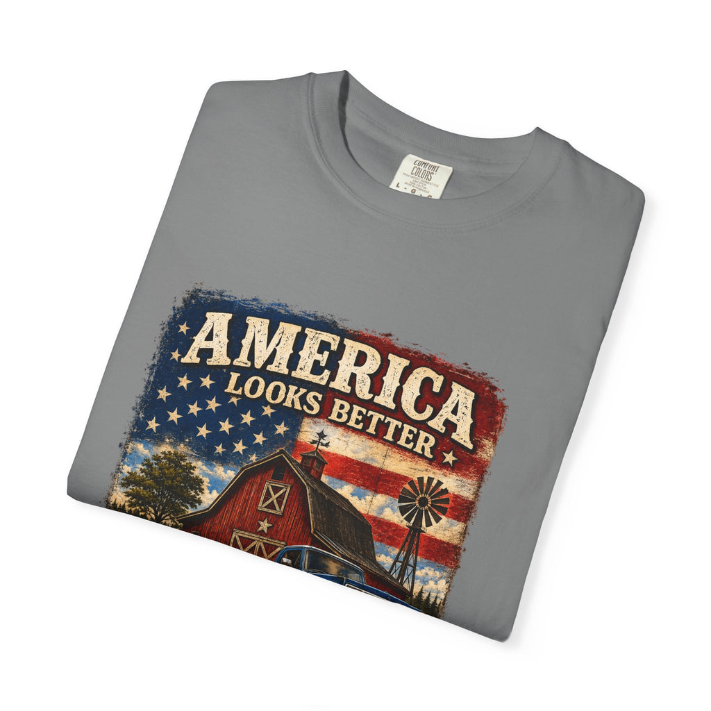 America Looks Better From a Dirt Road T-Shirt