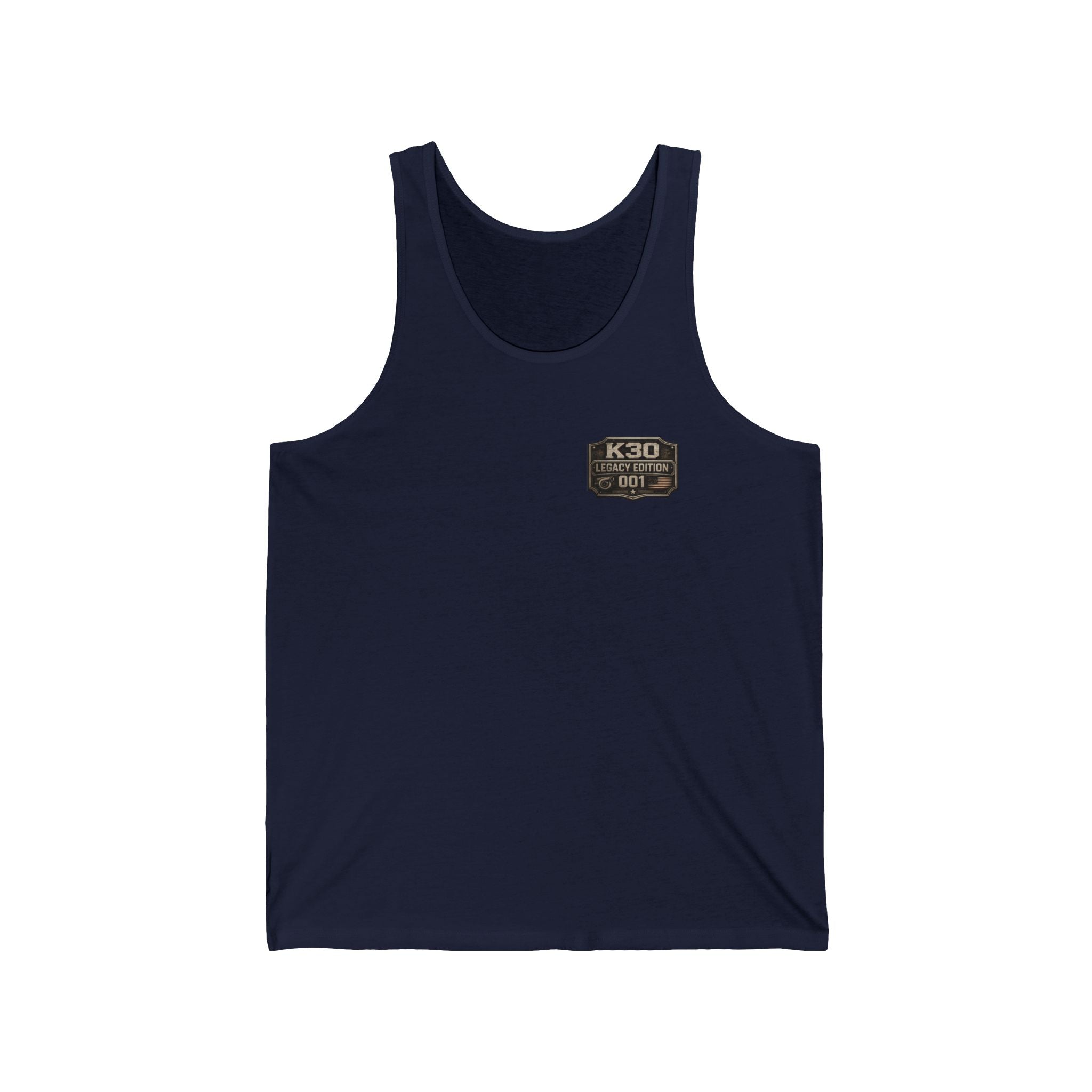 Off‑Road Pickup Tank Top — K30 Badge & Rugged Truck Graphic