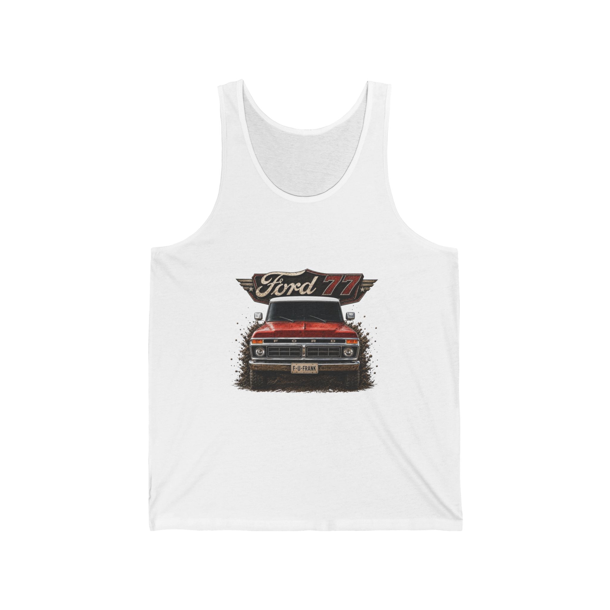 Ford F-150 Vintage Truck Tank Top — Classic Red Pickup Graphic