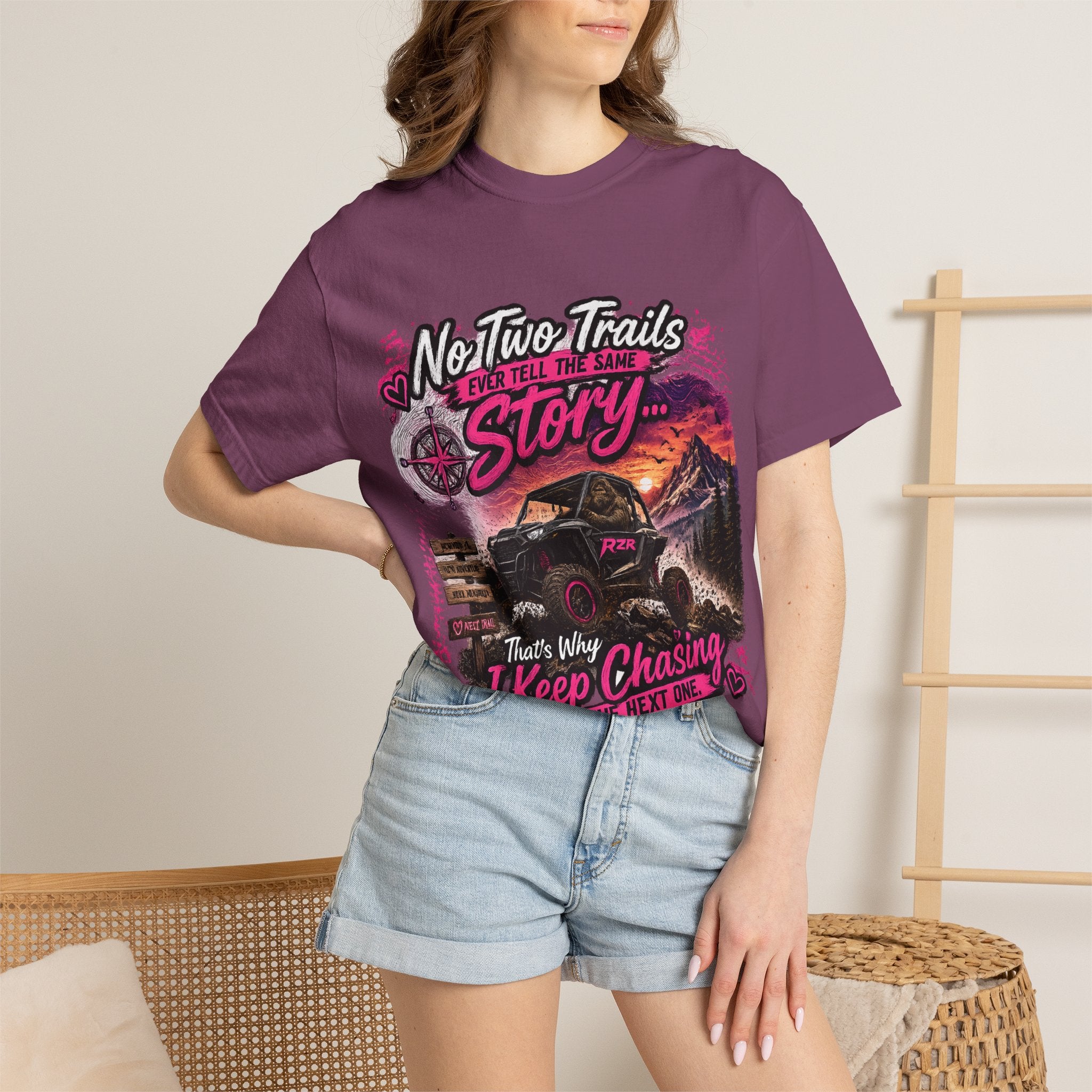 Off‑Road Truck T‑Shirt — “No Two Trails Ever Tell the Same Story” Adventure Tee