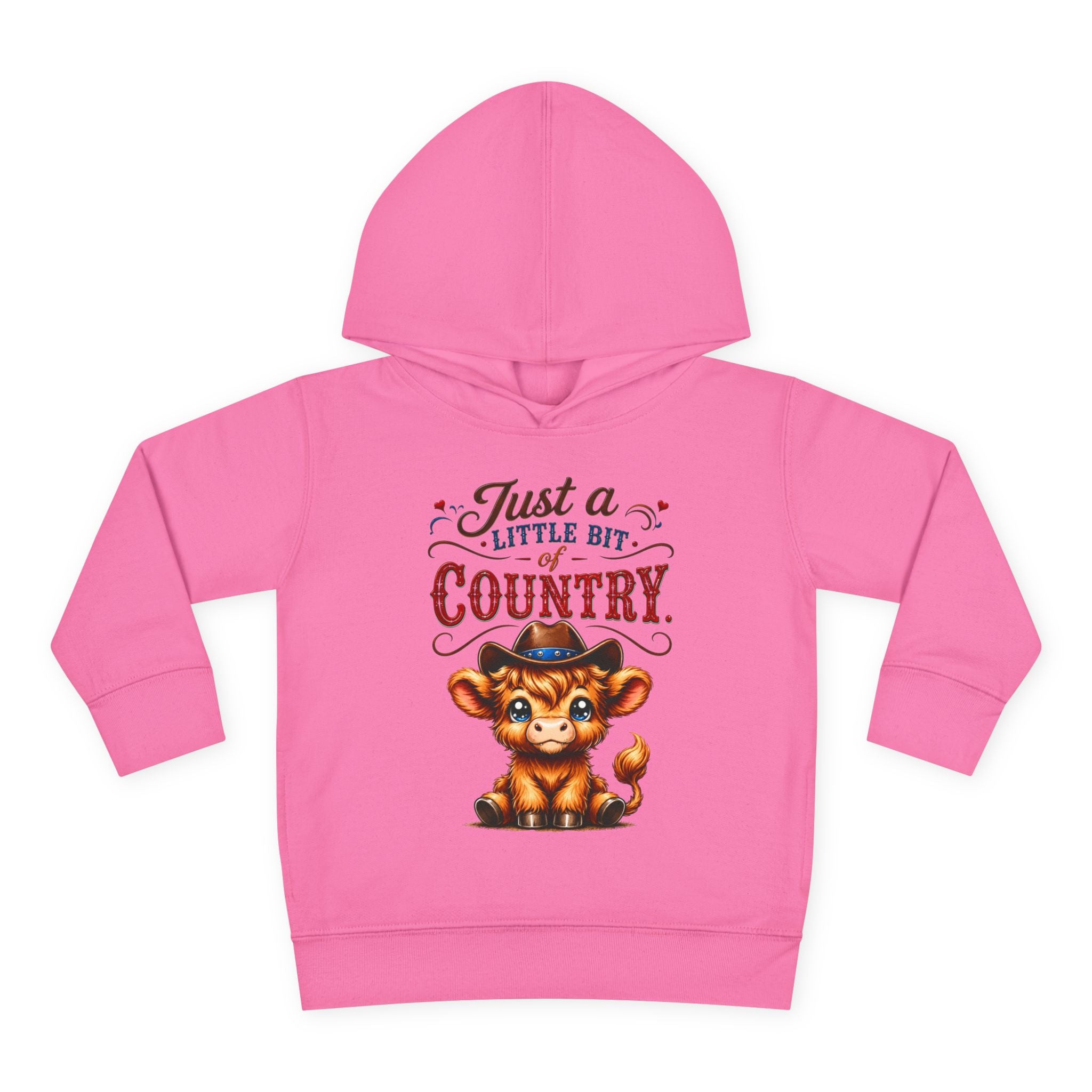 Just a Little Bit of Country Toddler Pullover Fleece Hoodie