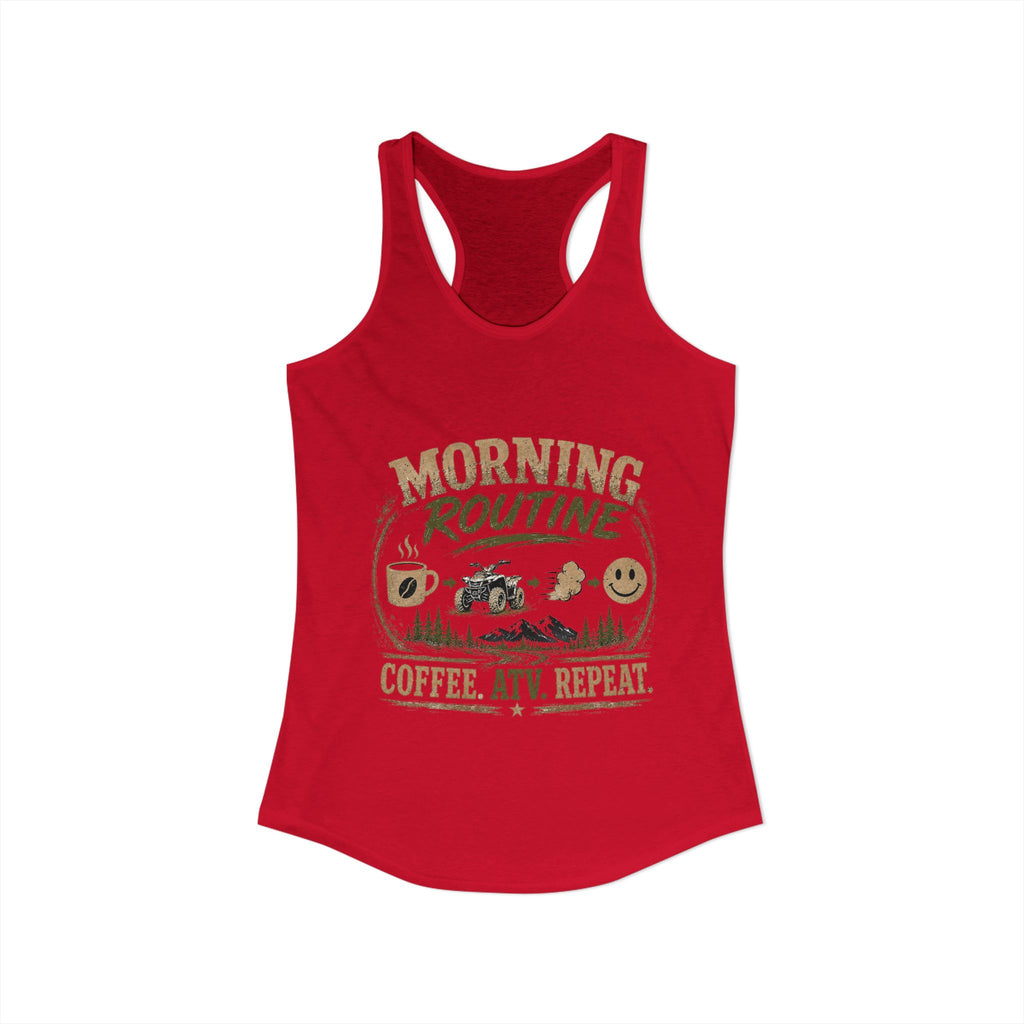 Morning Routine Women's Ideal Racerback Tank
