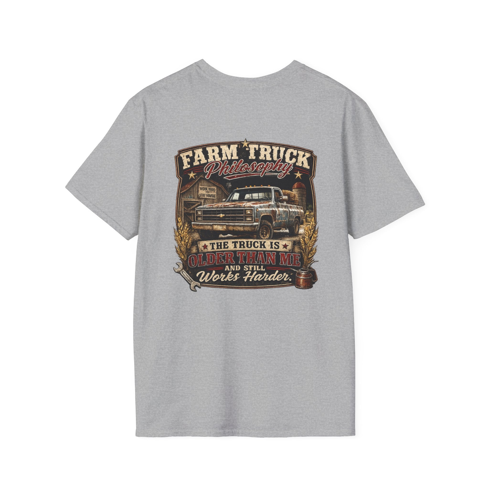 Farm Truck - Chevrolet K30 Vintage Badge T-Shirt