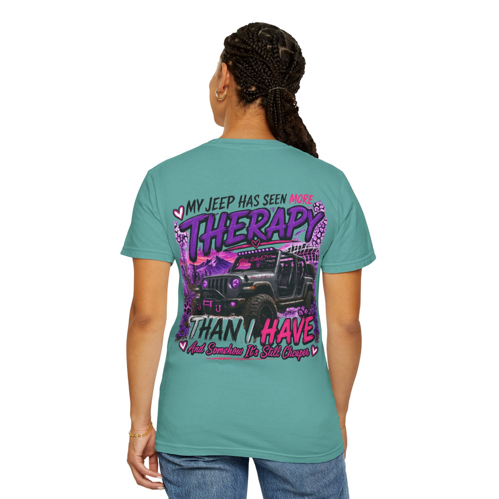 Jeep Therapy T‑Shirt — My Jeep Has Seen More Therapy Than I Have Graphic Tee