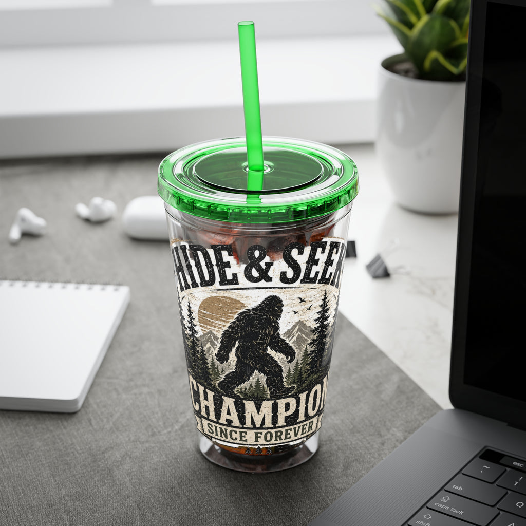 Hide & Seek Champion Since Forever Sunsplash Tumbler with Straw, 16oz