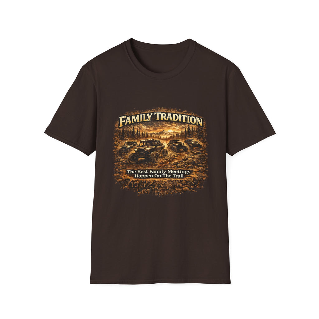 "Family Tradition" Off-Road Truck Vintage Graphic — T-Shirt