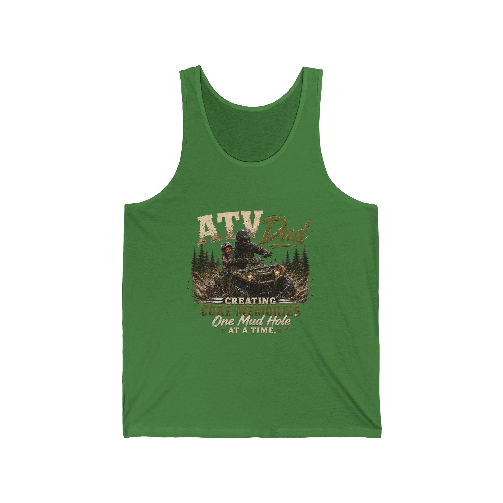 "Creating Core Memories One Trail at a Time" Graphic Tank – ATV Dad Tank Top