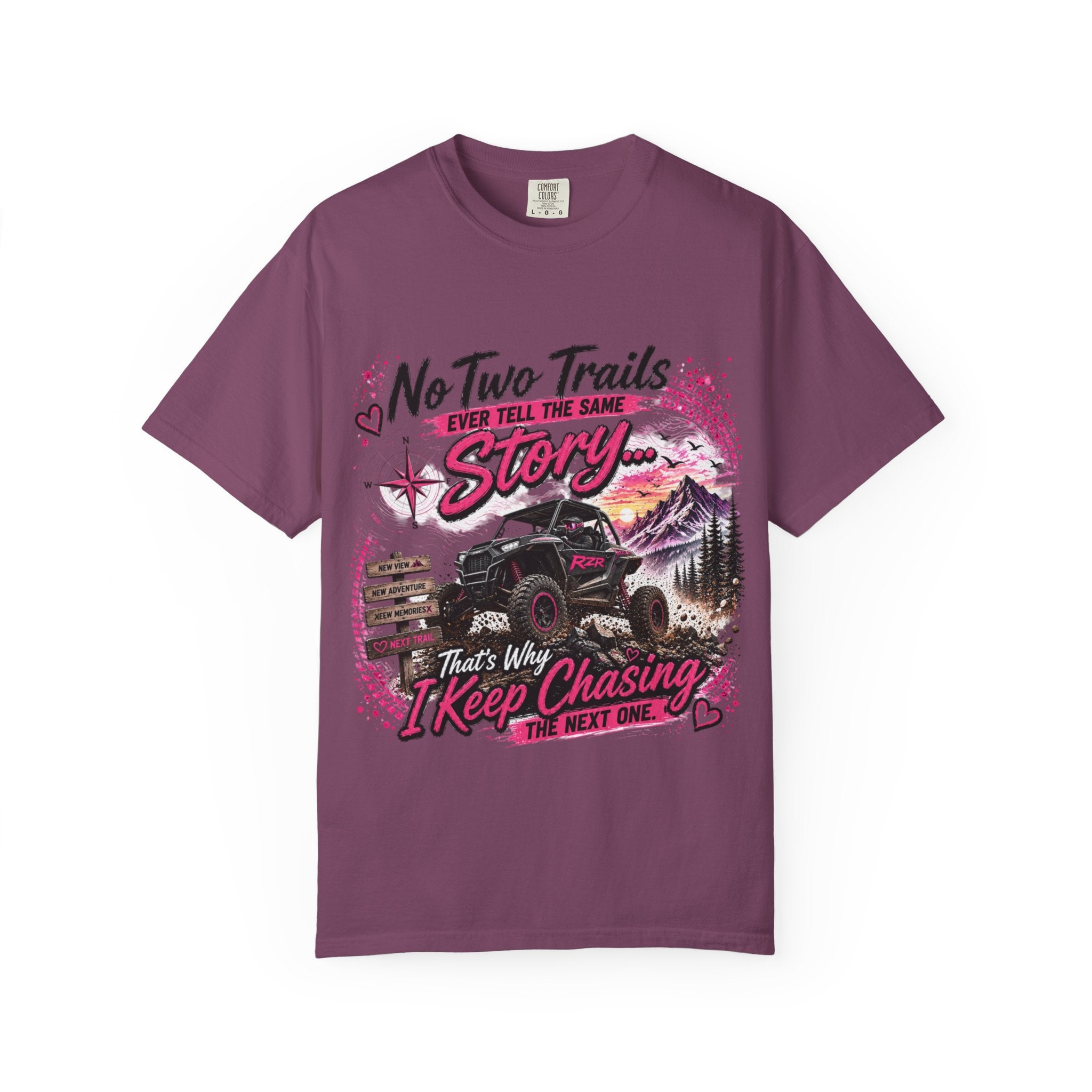 Off-Road Truck T-Shirt — "No Two Trails Ever Tell the Same Story" Adventure Tee