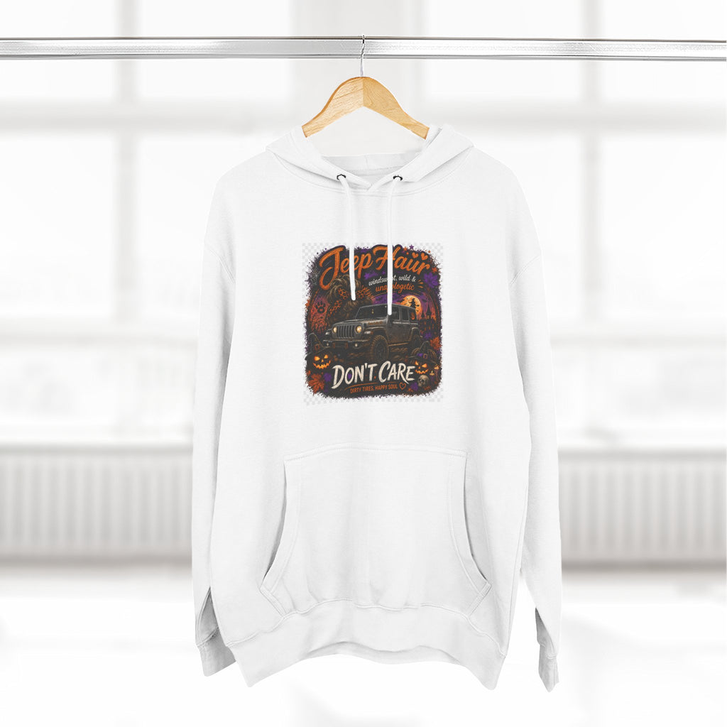 Three-Panel Fleece Hoodie