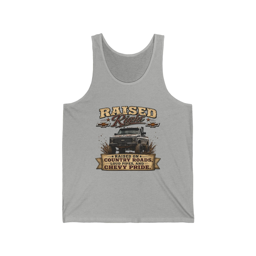 Raised on Country Roads Chevy Pride Tank