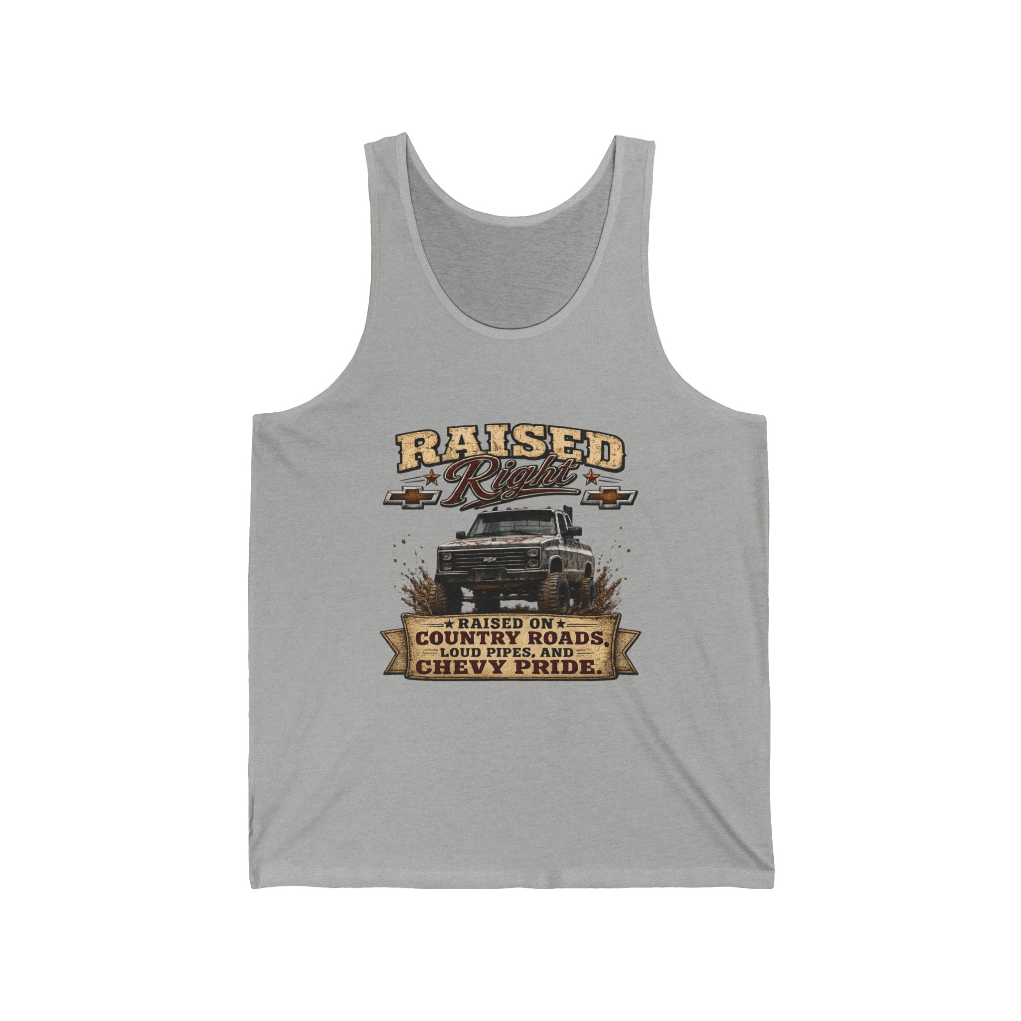 Raised on Country Roads Chevy Pride Tank